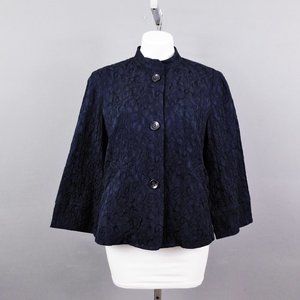 Ruby Rd. Women Blazer Dark Blue 14